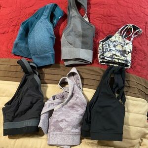 Gymshark, Lululemon, BCG sports bras